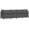 vidaXL Garden Sofa Grey, Anthracite