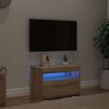 vidaXL TV Cabinet Artisan oak Engineered wood Small TV Cabinet