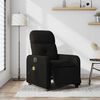 vidaXL Electric Massage Recliner Chair Black Polyester, Metal, Plywood
