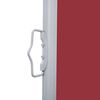 vidaXL Side Awning Red and Grey