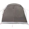 vidaXL Camping Tent Tunnel 4-Person Brown Waterproof