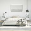 vidaXL Bed Frame Light Grey Velvet, Plywood, Engineered Wood