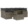 vidaXL Garden Sofa Set Grey
