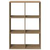 vidaXL Room Divider Bookcase Artisan Oak Engineered wood Medium