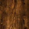 vidaXL Side Cabinet Smoked Oak Engineered Wood 15.7x19.7x29.5 in