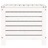 vidaXL Garden Footstool White Solid Pine Wood Standard Modular