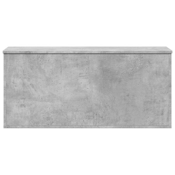 vidaXL Storage Box Concrete Grey Engineered Wood Large Storage Box