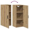 vidaXL Wall Mounted Cabinet Artisan Oak Engineered Wood Compact