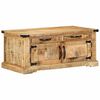 vidaXL Coffee Table Brown 35.43 x 19.69 x 15.75 in Solid Mango Wood