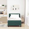 vidaXL Box Spring Bed Dark Green 78.74 x 35.43 in Polyester