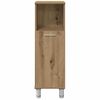 vidaXL Bathroom Cabinet Artisan Oak Engineered Wood Slim