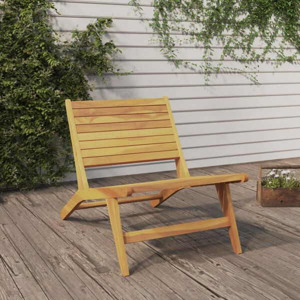 vidaXL Garden Chair Teak Solid teak wood Standard Foldable