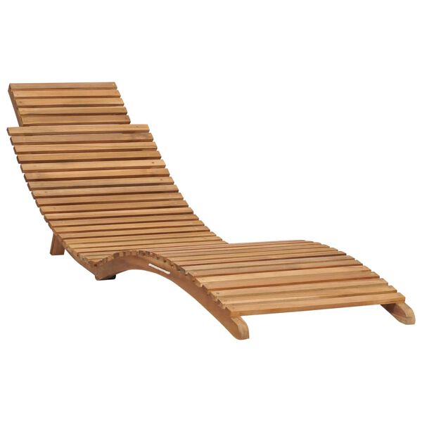 vidaXL Garden Lounge Set Set of 2 Teak Finely sanded teak hardwood