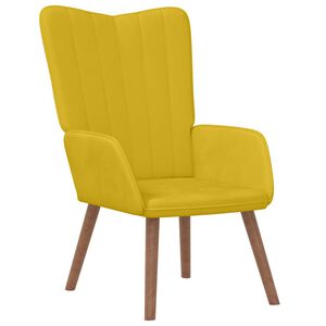 vidaXL Relaxing Chair Mustard yellow