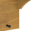 vidaXL Wall-mounted Coat Rack Walnut Solid Pine Wood Medium