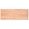 vidaXL Table Top Light brown Solid oak wood 63 x 24 in Foldable