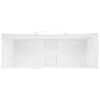 vidaXL Paper Bags 250 pcs with Handles White 45x17x48 cm