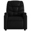 vidaXL Electric Massage Recliner Chair Black Faux Leather