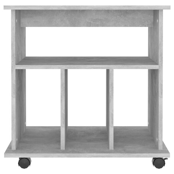 vidaXL Storage Cabinet Concrete grey Engineered wood Medium