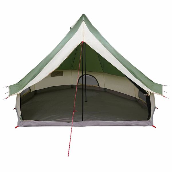 vidaXL Family Tipi Tent Folding Green and Beige 400 x 346 x 250 cm