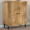 vidaXL Side Cabinet Natural wood Solid mango wood, iron Medium Cabinet