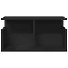 vidaXL Wall Cabinet Black Engineered wood Small Wall Cabinet