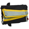 vidaXL Bike Trailer Black and Yellow 66.1 lb Iron