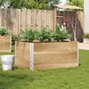 vidaXL Garden Planter Natural wood Solid pine wood 47.2x31.5x23.8 in