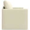 vidaXL Sofa Bed Cream 48.82 x 27.95 x 30.71 in Velvet
