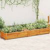 vidaXL Raised Bed Brown Acacia Wood Large Durable Garden Raised Bed