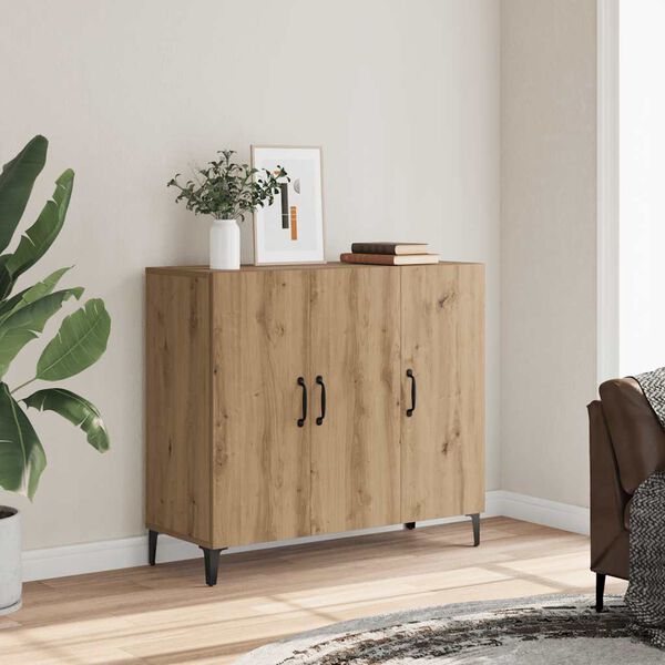 vidaXL Sideboard Artisan oak Engineered wood Standard Sideboard