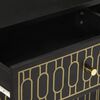 vidaXL Bedside Cabinet Black Solid mango wood Medium Bedside Cabinet