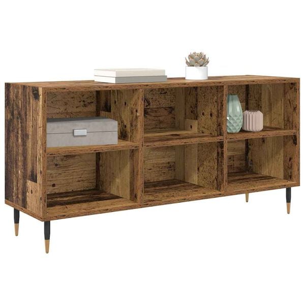 vidaXL TV Cabinet Old Wood 40.75 x 11.81 x 19.69 in Engineered Wood