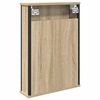 vidaXL Bathroom Mirror Cabinet Brown 42 x 12 x 60 cm Engineered wood