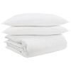 vidaXL Duvet Set with Pillow 3 pcs White Down Feather