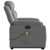 vidaXL Electric Stand Up Massage Recliner Chair Grey