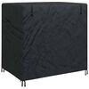 vidaXL Outdoor Swing Cover Black