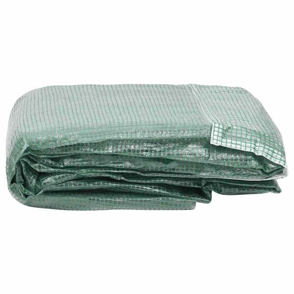 vidaXL Greenhouse Replacement Cover Green Polyethylene (PE) Large