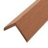 vidaXL 5 pcs Decking Angle Trims WPC 66.9" Light Brown