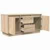 vidaXL TV Cabinet Sonoma oak Engineered wood TV Cabinet Rectangular