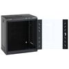 vidaXL Network Cabinet Black 20.87 x 17.72 x 23.62 in Steel