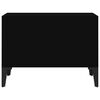 vidaXL Coffee Table Black Engineered wood, Metal Medium Coffee Table