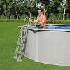 Bestway Swimming Pool Grey Steel Large UV-resistant materials
