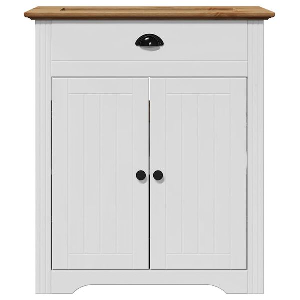 vidaXL Bathroom Sink Cabinet White and Brown