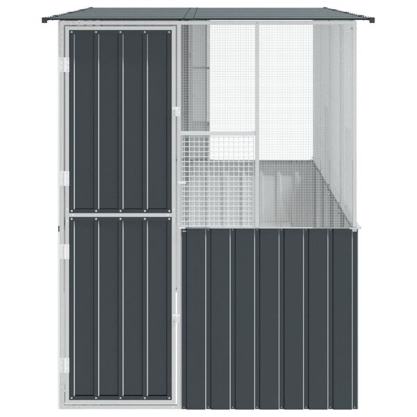 vidaXL Bird Cage Anthracite 315 x 167 x 200 cm Galvanized steel