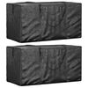 vidaXL Christmas Tree Storage Bag Set of 2 Black Polyethylene Large