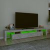 vidaXL TV Cabinet Concrete Grey Engineered Wood Large TV Cabinet