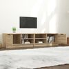 vidaXL TV Stands 2 pcs Sonoma Oak 31.5"x13.8"x14.4" Engineered Wood