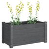 vidaXL Garden Planter Grey Solid pinewood 23.6x12.2x12.2 in Durable