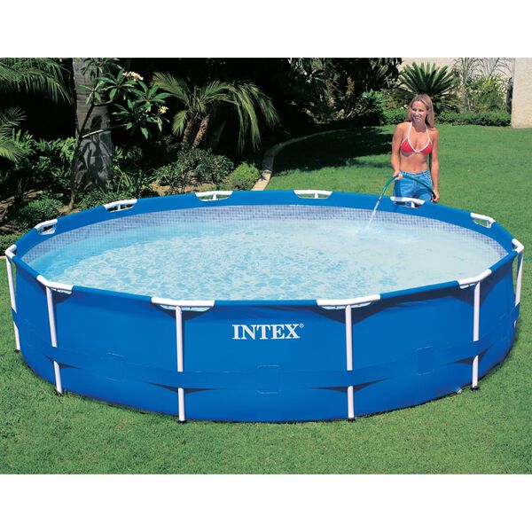 INTEX Pool Blue PVC Medium Durable Pool Circular Modern Pools